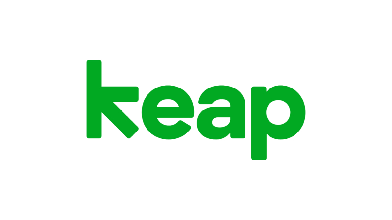 A logo of Keap