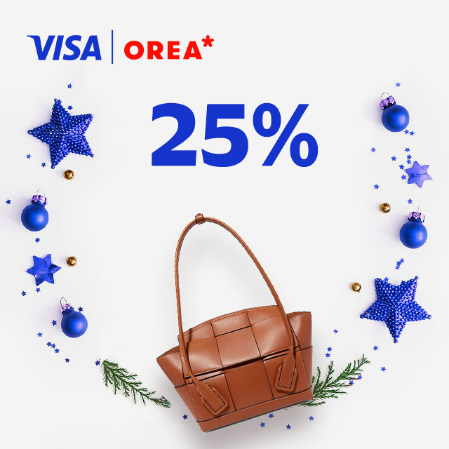 Visa and Orea Bag and New Year's discount 25%